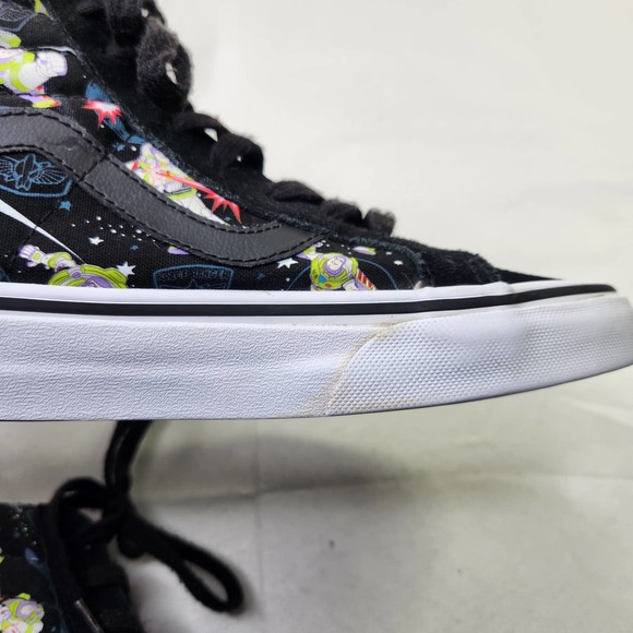 Vans Unisex Toy Story Sk8 Hi Buzz Lightyear Lace Up Sneakers Shoes Size M5.5 W7 - Picture 4 of 12